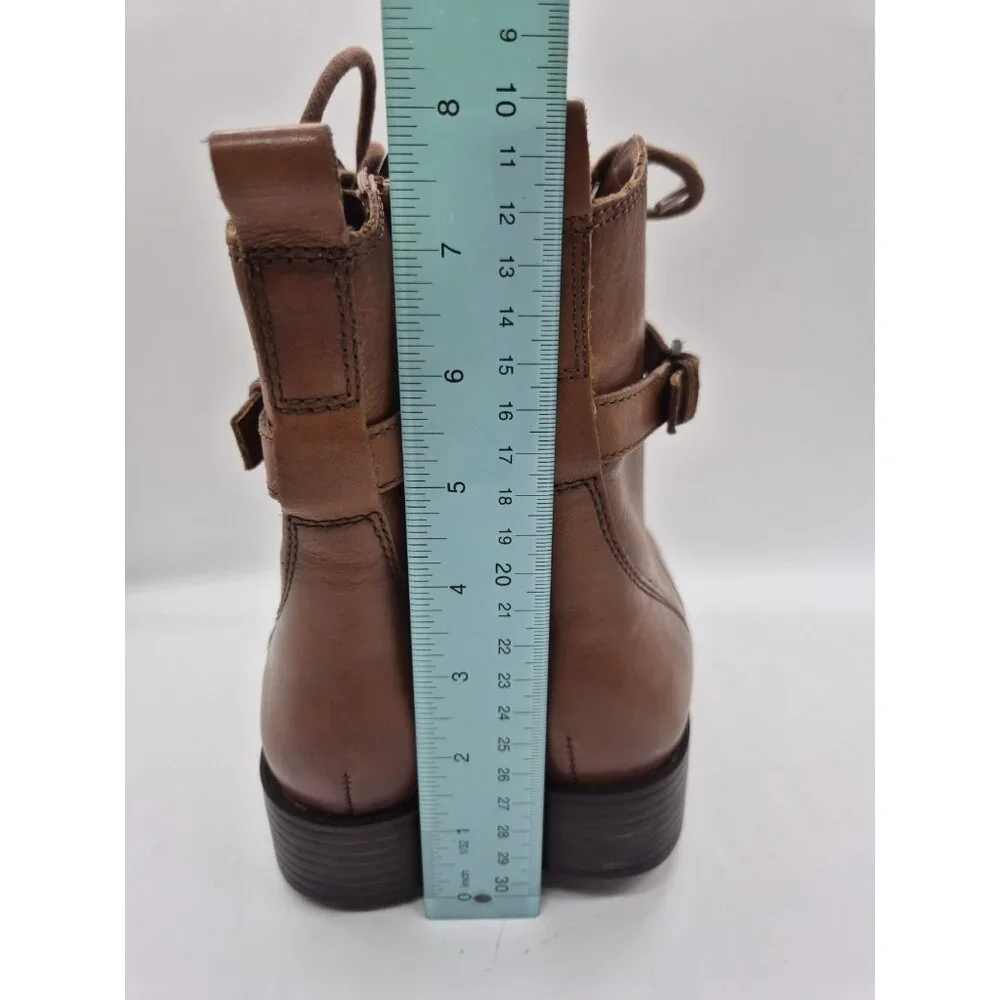 Naturalizer Women's Ankle Boots Size 6.5 Brown Lace Zip Sycamore (500) - Picture 9 of 10